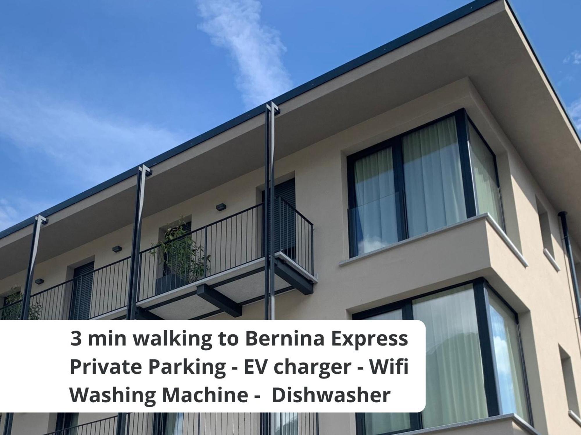 Bernina Suites - Vicino Al Bernina Express Tirano Exteriör bild